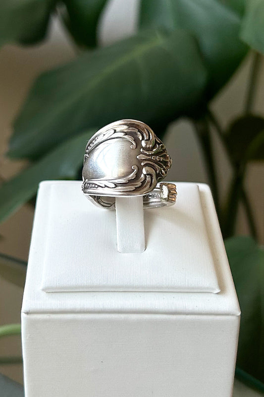 Phantom Silverplate Spoon Ring (Size 9.5)