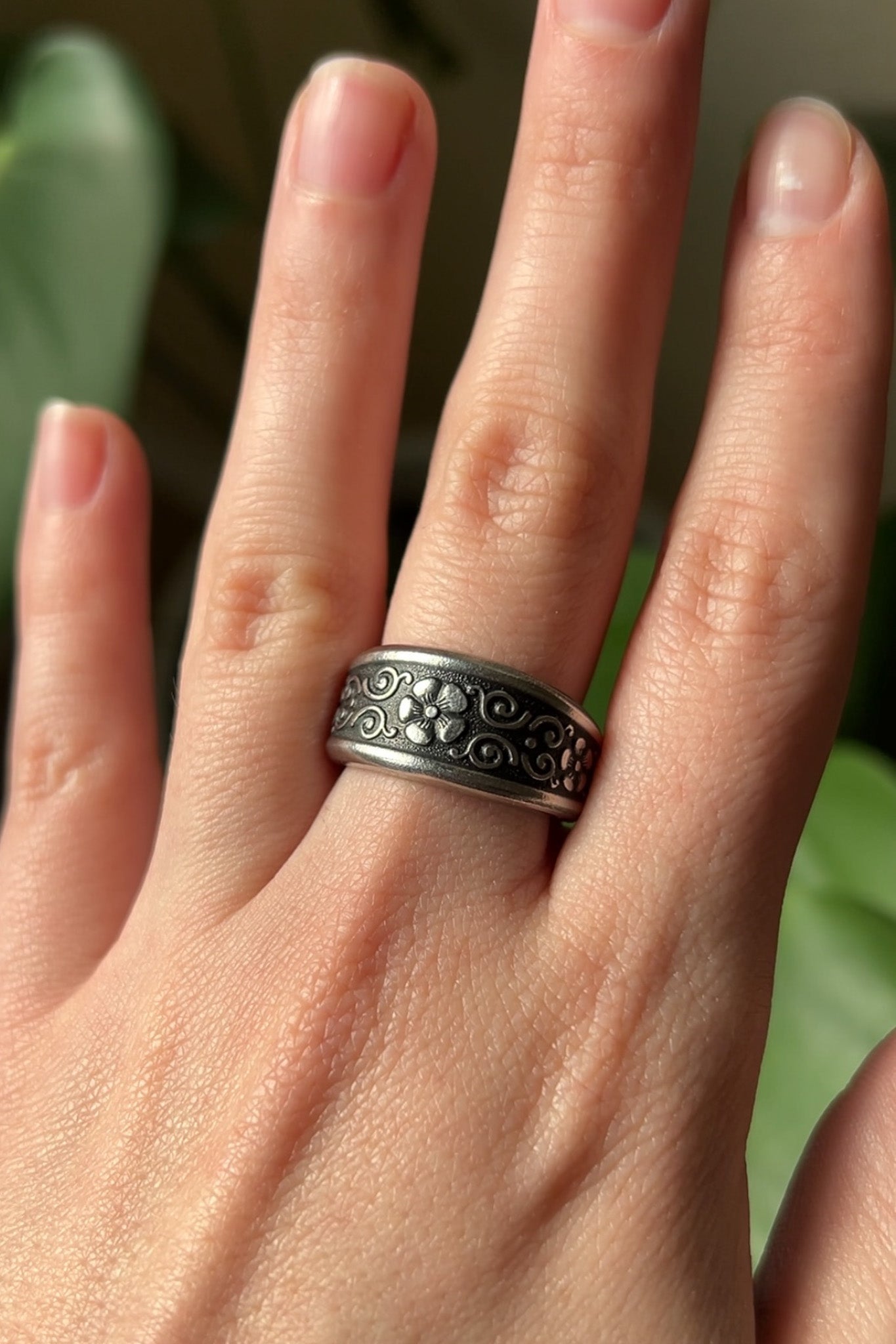 Encanto Stainless Steel  Spoon Ring